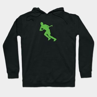 Field Hockey Player Silhouette Hoodie